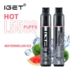 WATERMELON ICE – IGET HOT – 5500 PUFFS