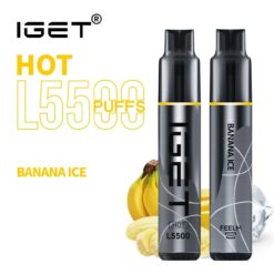 BANANA ICE – IGET HOT – 5500 PUFFS