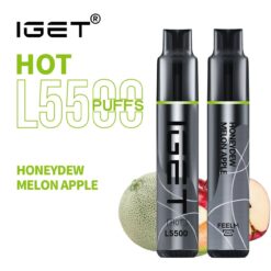 HONEYDEW MELON APPLE – IGET HOT – 5500 PUFFS