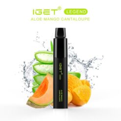 IGET LEGEND ALOE MANGO CANTALOUPE  – 4000 PUFFS