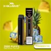 X-QLUSIVE PINEAPPLE ICE – 2500 PUFFS