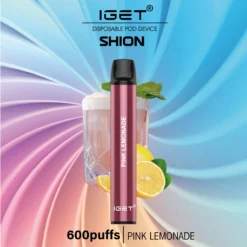 PINK LEMONADE – IGET SHION – 600 PUFFS