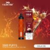 X-QLUSIVE MEGA COLA ICE – 3500 PUFFS