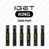 IGET KING Disposable Vape Wholesale (2600 Puffs)
