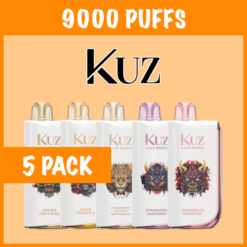 5 PACK – KUZ ULTRA 9000 PUFFS