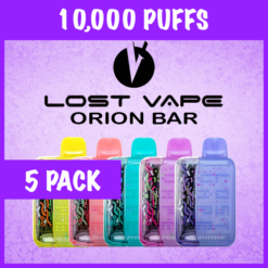 5 PACK – ORION BAR LOST VAPE 10000